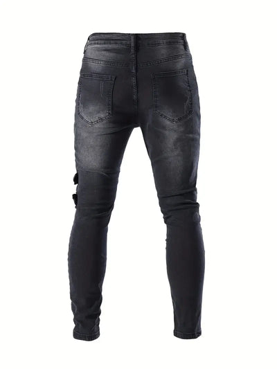 Mason – lässige bikerjeans für herren