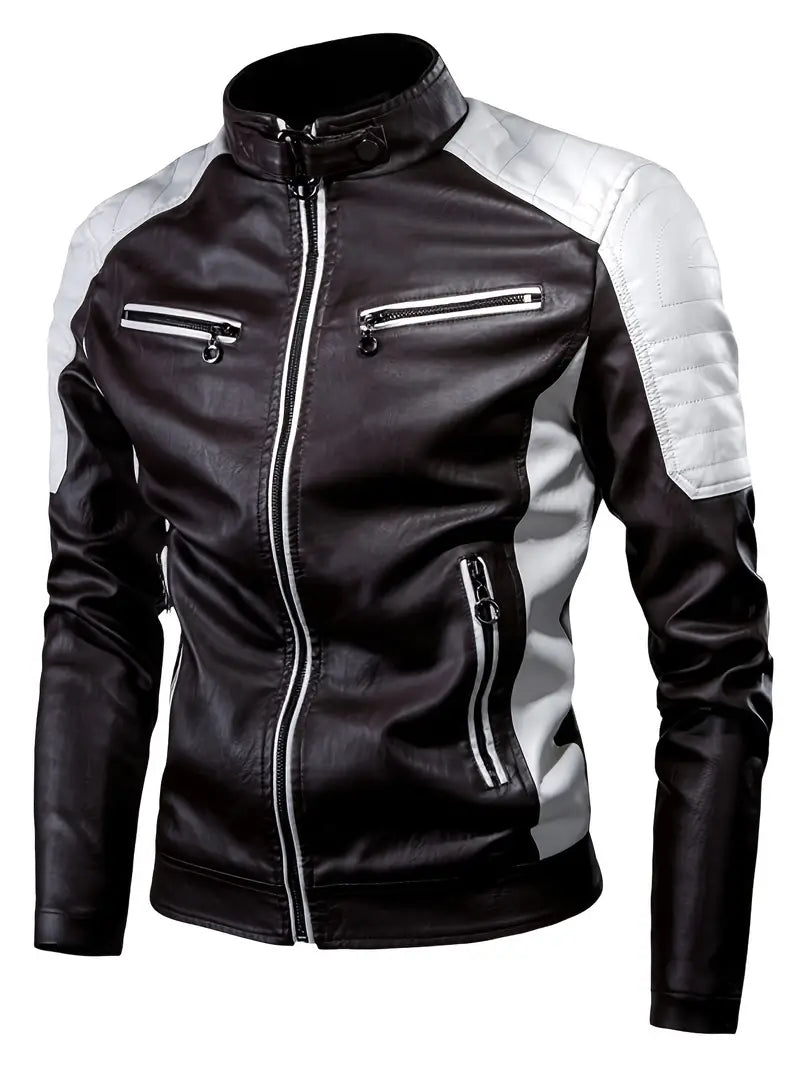 Simon – stylische bikerjacke für herren