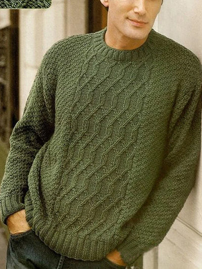 Agustin – strickmusterpullover für herren