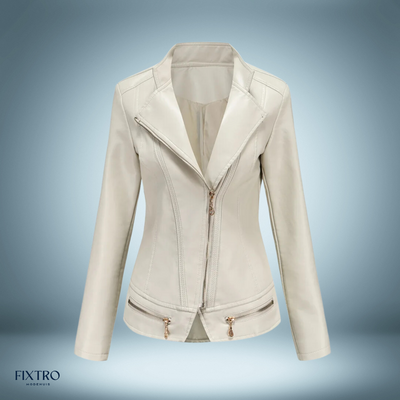 Elegante lederjacke