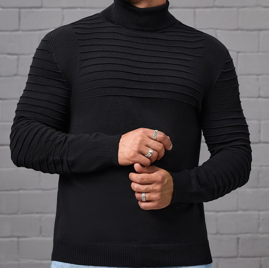 CALVIN - Stylischer Baumwoll-Pullover für Herren (italienisches Design)