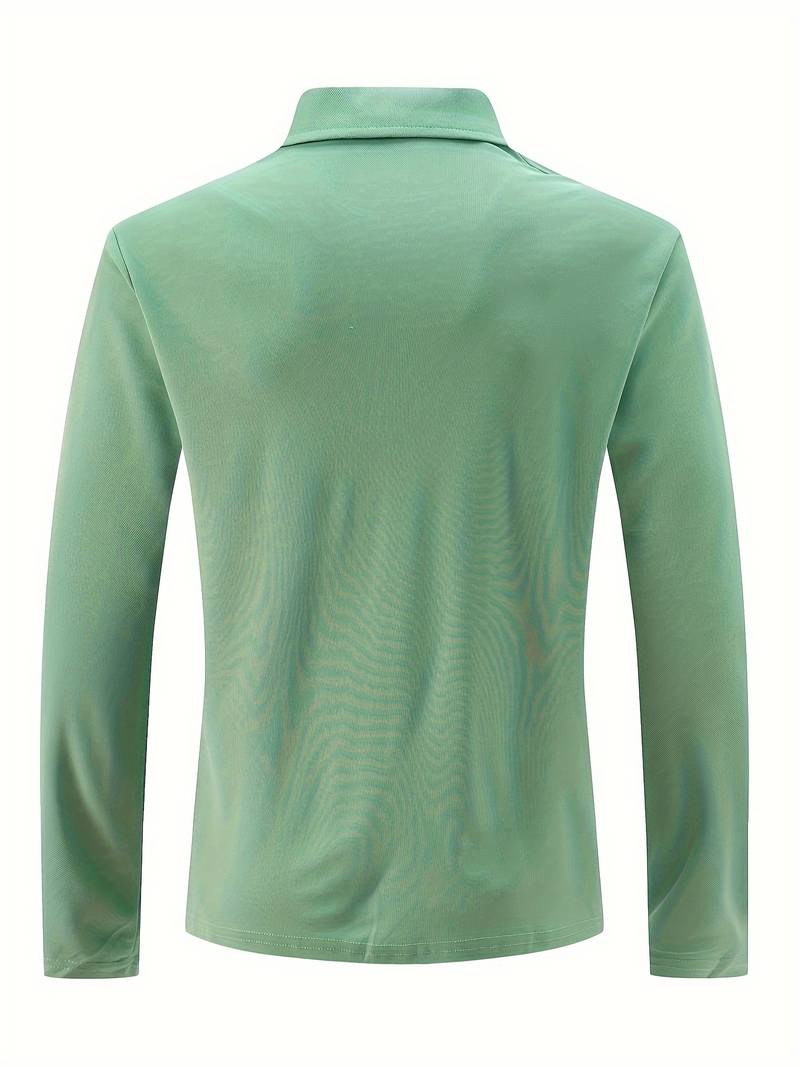 Joshua – bequemes stretch-langarm-golfshirt