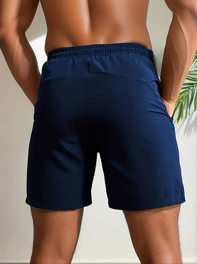 Andrew – sportshorts mit kordelzug und reißverschlusstaschen