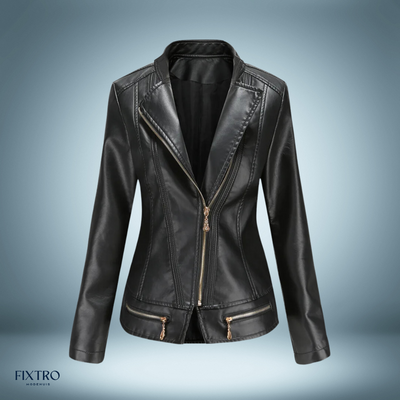 Elegante lederjacke