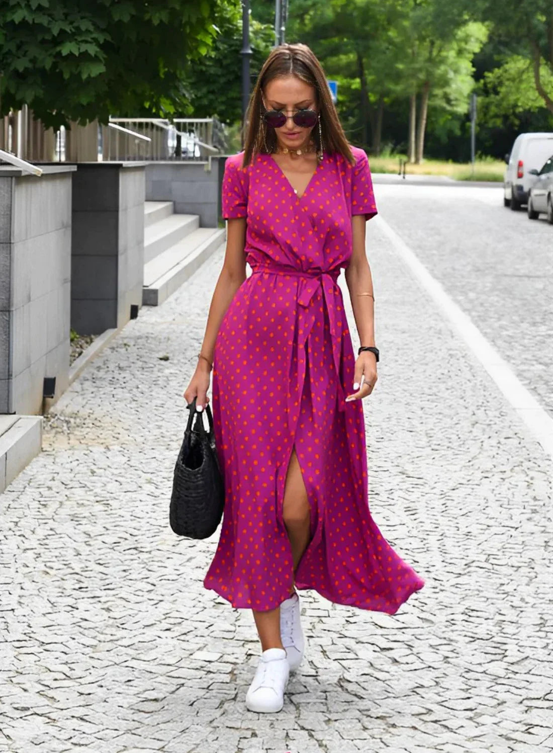 Anna - kleid mit blumendruck frühjahr/sommer