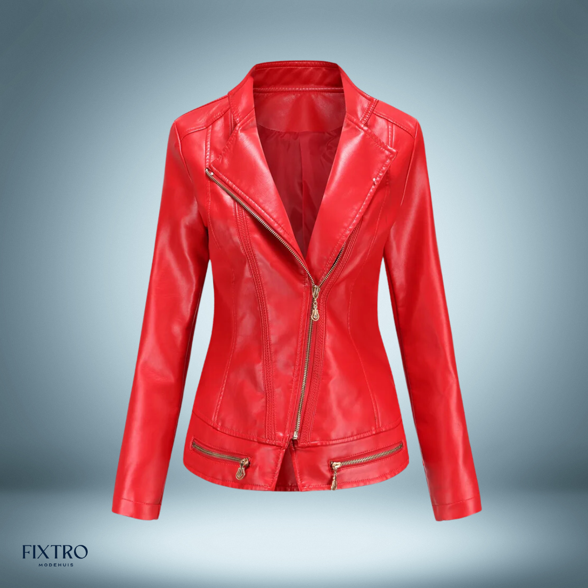 Elegante lederjacke