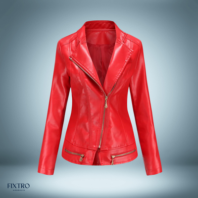 Elegante lederjacke