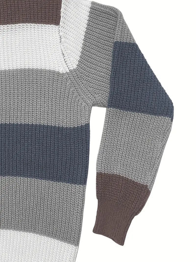 Quentin – pullover im retro-design für herren