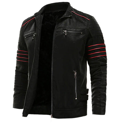 Motorrad herren lederjacke, robust und stylisch