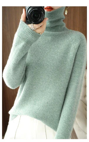 Brianna - softwarm kuscheliger strickpullover aus kaschmir