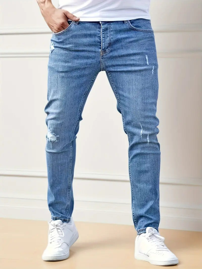 Ethan – röhrenjeans mit rissen für den frühling