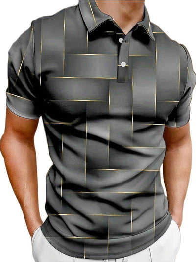 Brian – stylischer button-up für herren