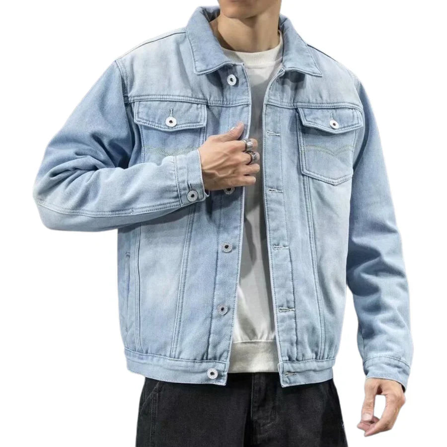 Cordell - jeansjacke mit dickem wollfutter