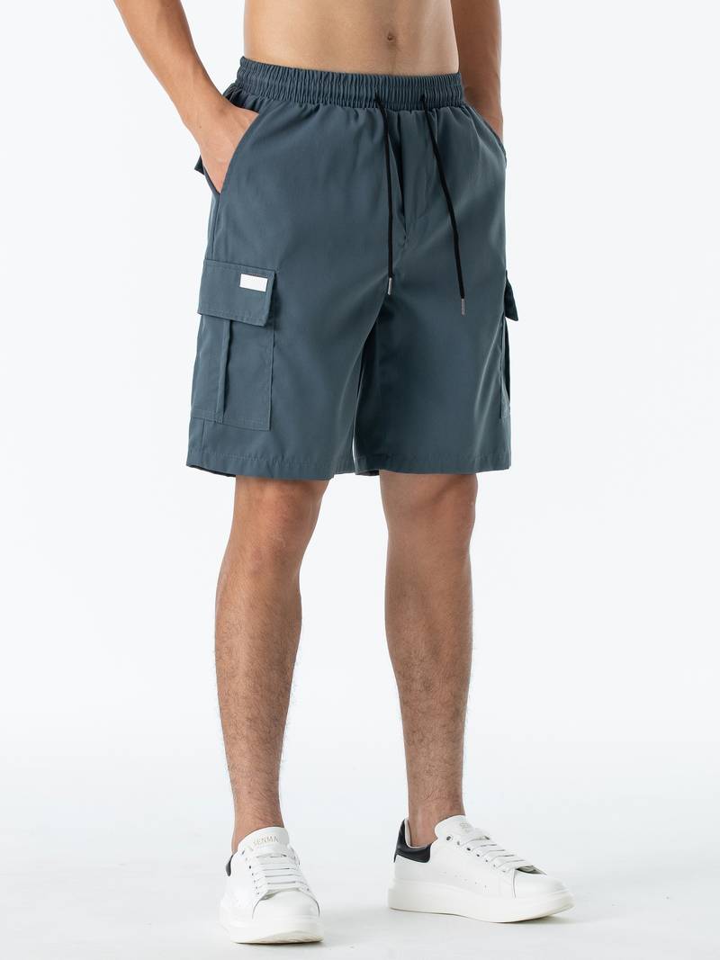 Matthew – cargo-shorts mit kordelzug im klassischen design