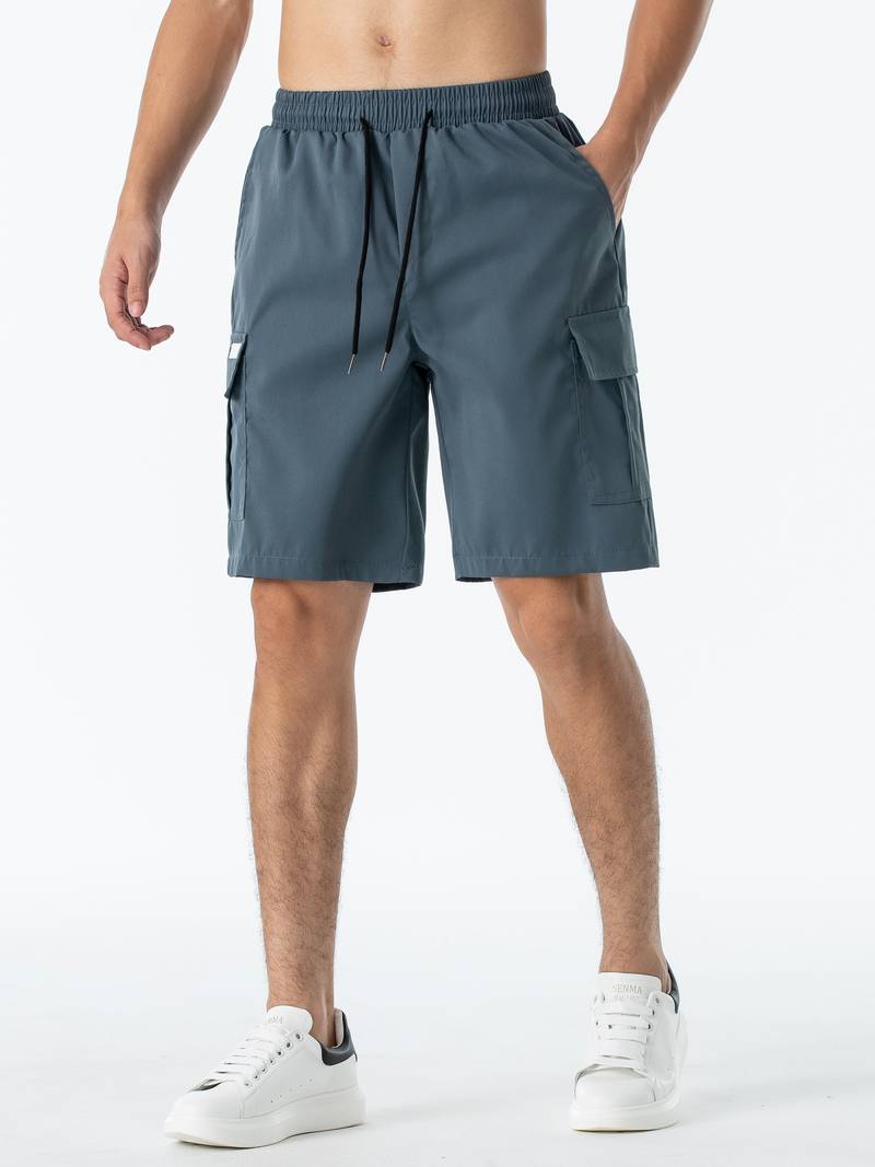 Matthew – cargo-shorts mit kordelzug im klassischen design