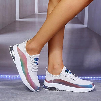 Damenschuhe Regenbogen