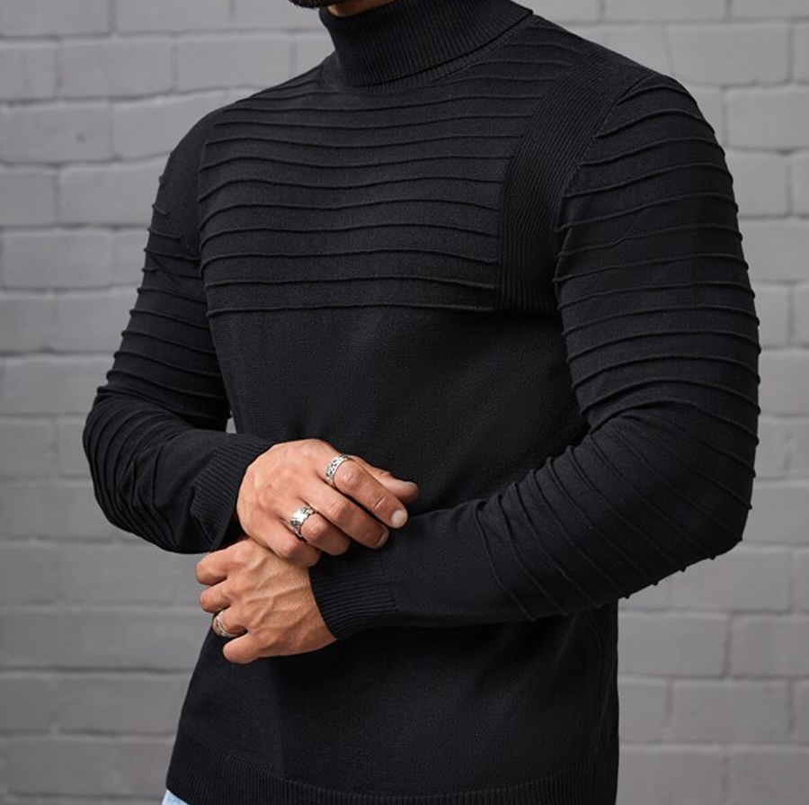 CALVIN - Stylischer Baumwoll-Pullover für Herren (italienisches Design)