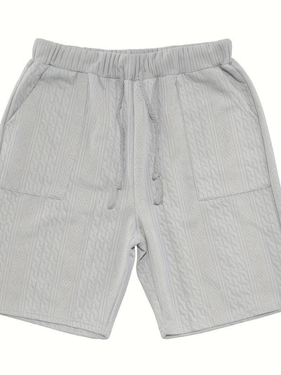 Andrew – set aus bequem sitzendem strickoberteil mit v-ausschnitt und passenden shorts