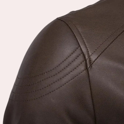 Marcus - stilvolle klassische bikerjacke für den modernen mann