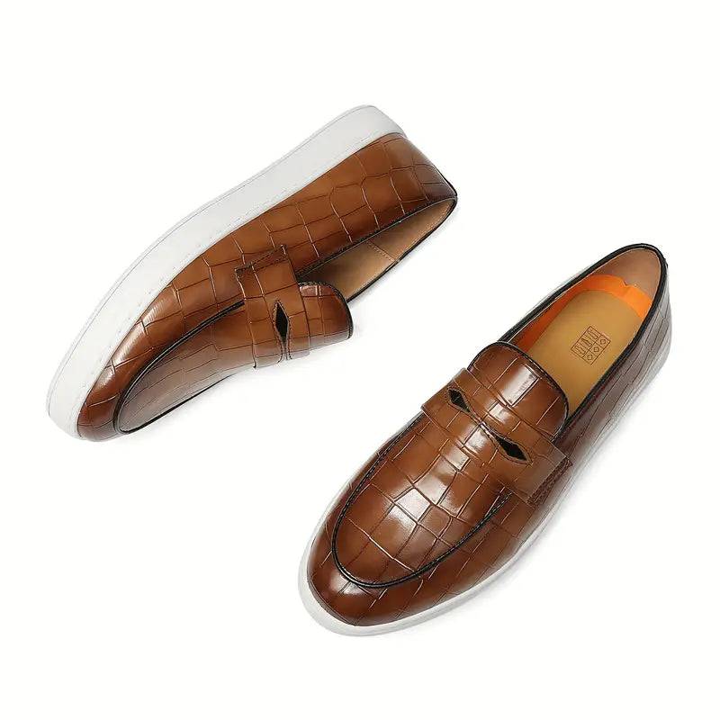 Wyatt – slip-on-schuhe mit lässigem muster