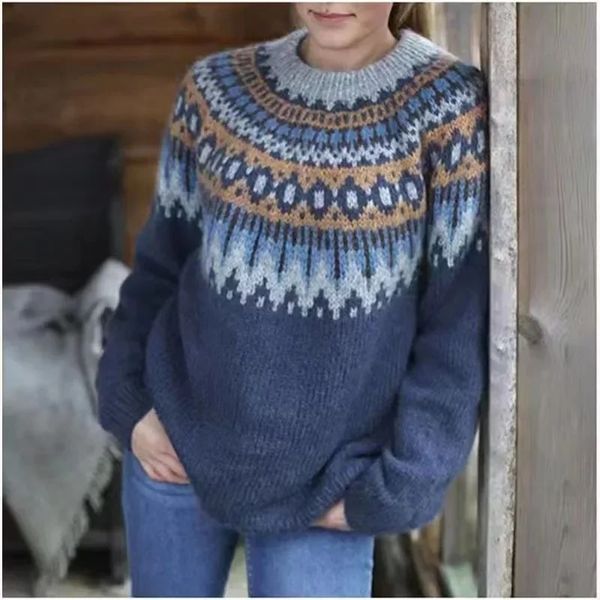 Böhmischer Strickpullover für Damen