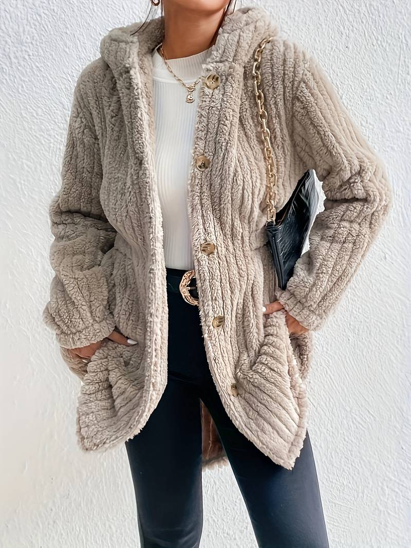 Emma – stylische langarm-kapuzenjacke