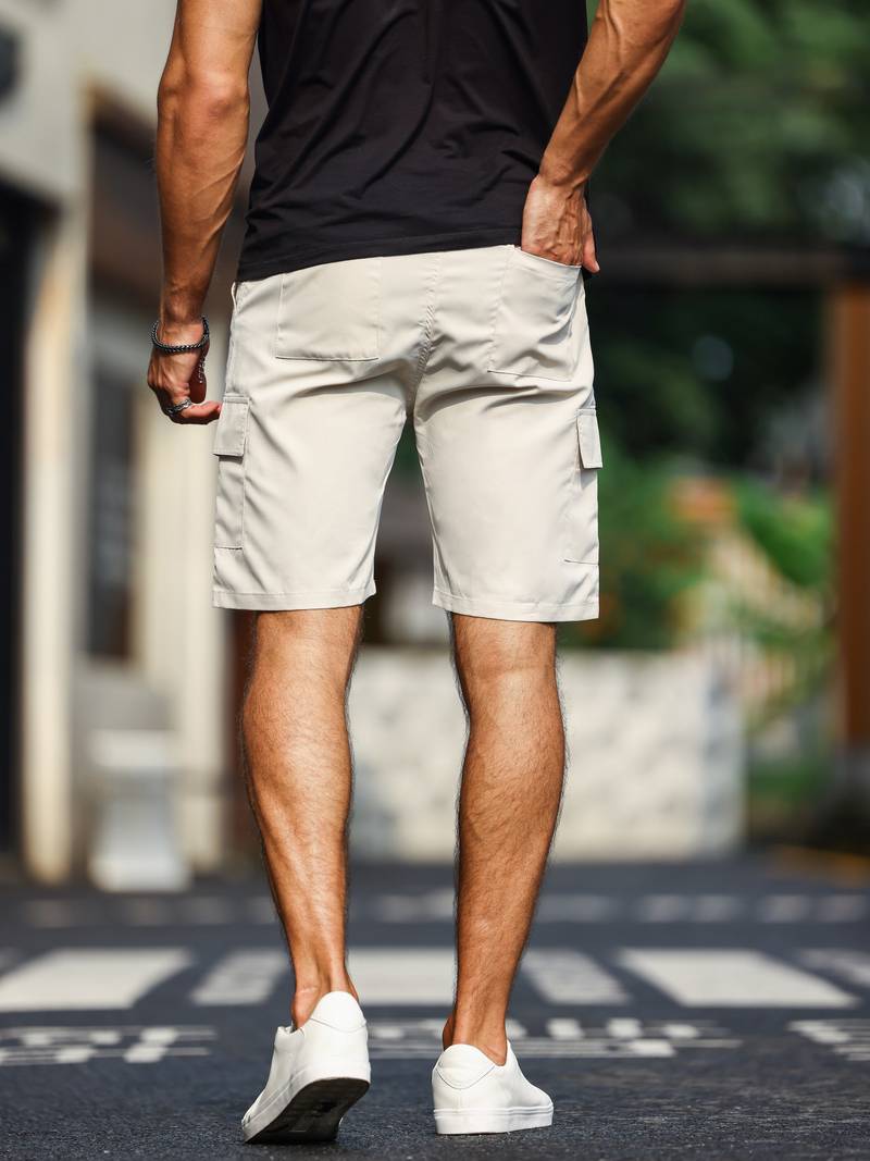 Jamie – lässige cargo-shorts mit taschen für herren