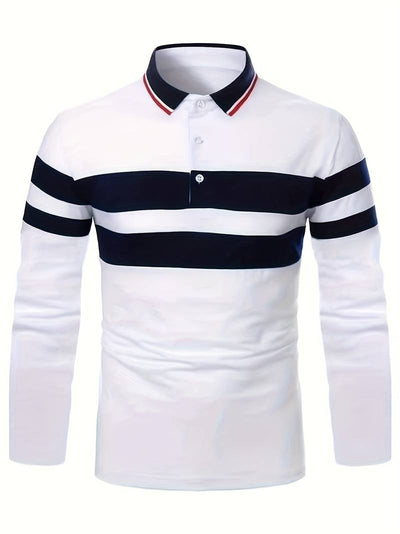 Christopher – lässiges colorblock-langarmshirt