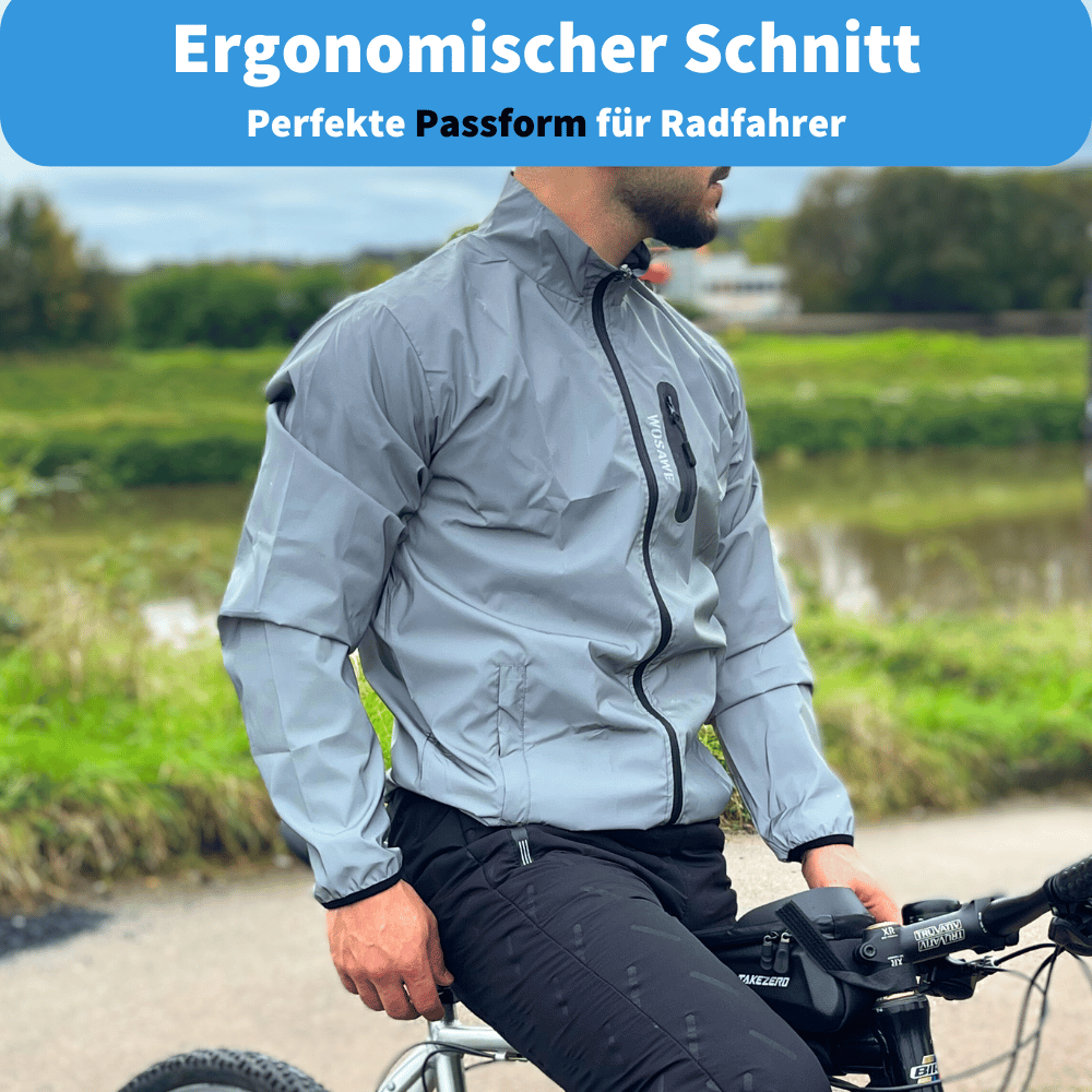 Haris – reflektierende & wetterfeste herren-radjacke