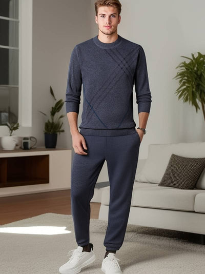 Soren – lässiger warmer pullover mit rundhalsausschnitt