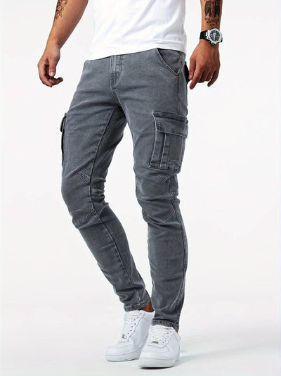 Dean – slim-fit-cargos für herren