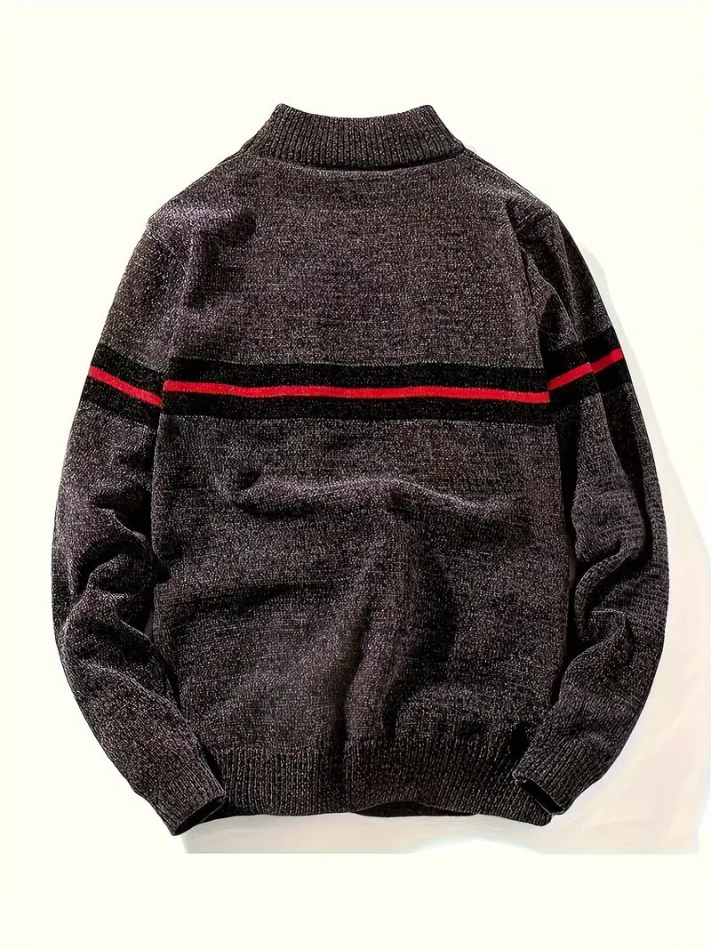 Trevor – stylischer pullover mit streifenmuster für herren