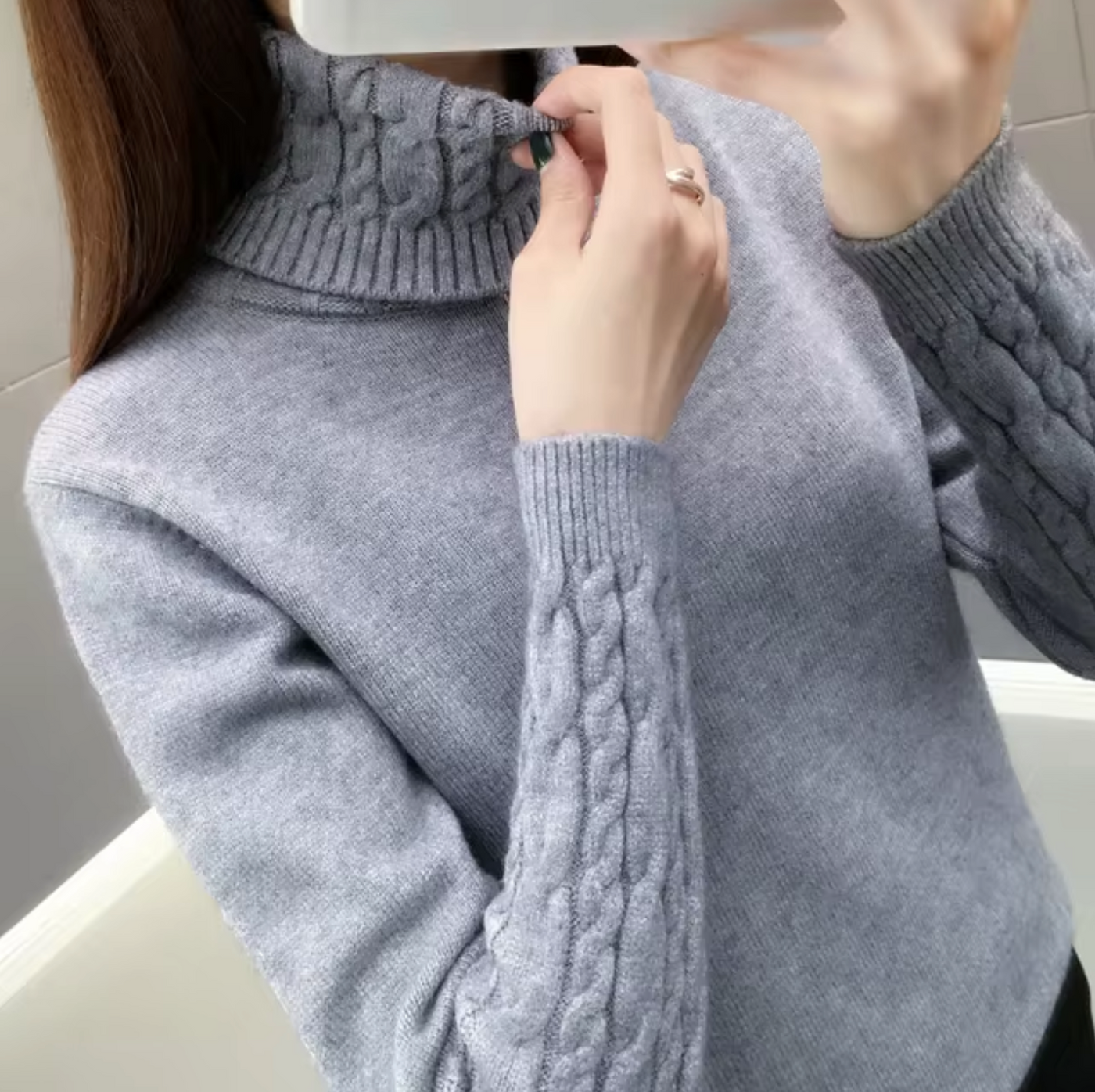 Althea - woll-rollkragenpullover