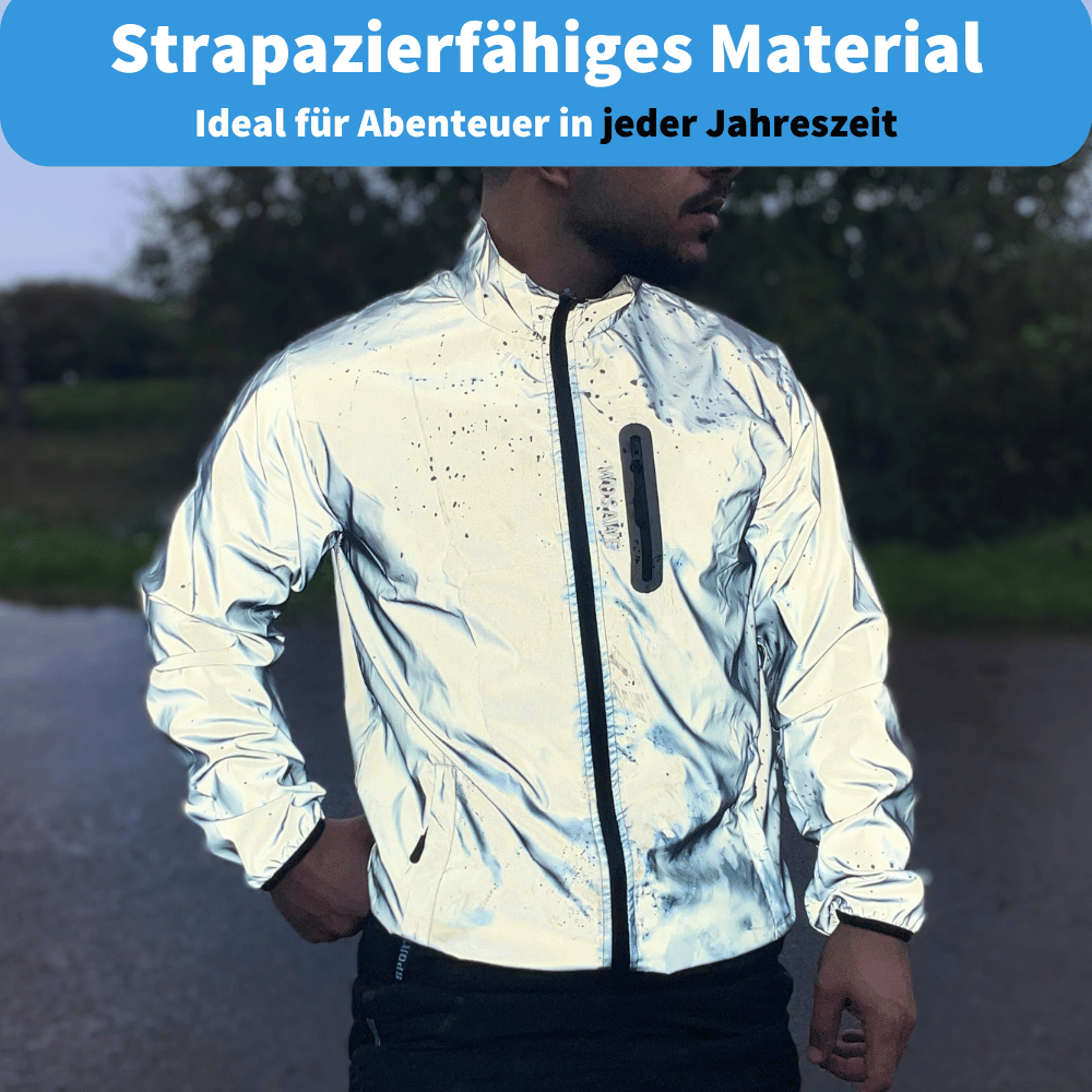 Haris – reflektierende & wetterfeste herren-radjacke