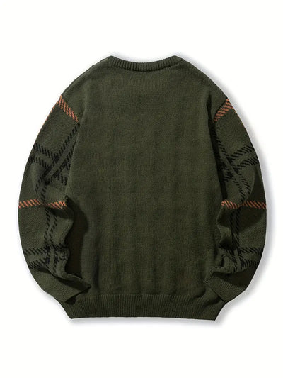 Joseph – pullover mit vintage-karomuster für herren