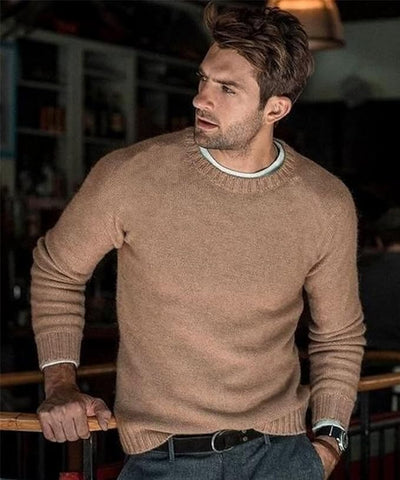 Charles – stylischer baumwollpullover für herren