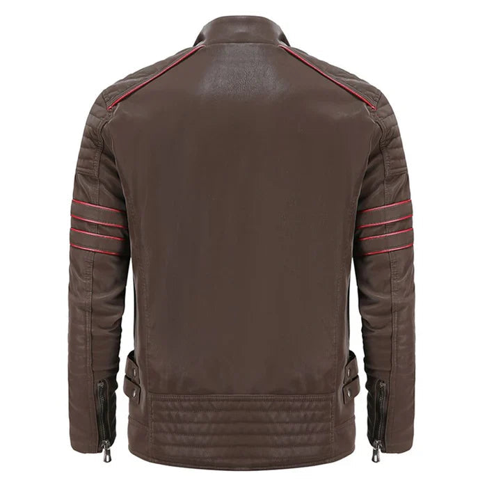 Motorrad herren lederjacke, robust und stylisch