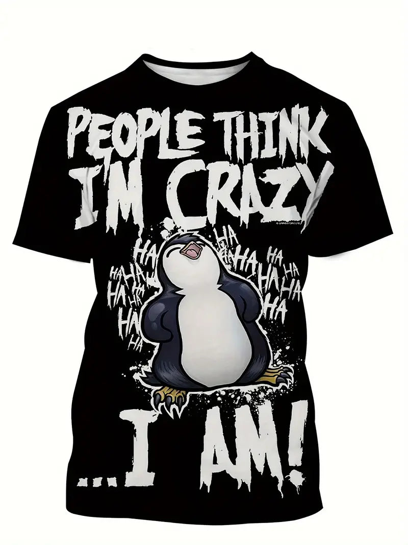 Gary – pinguin-crazy-shirt für männer