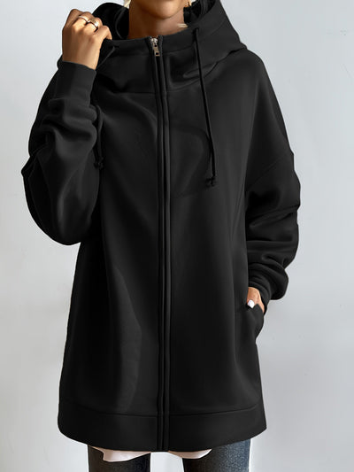 Fiona – lässiger sport-hoodie mit reißverschluss