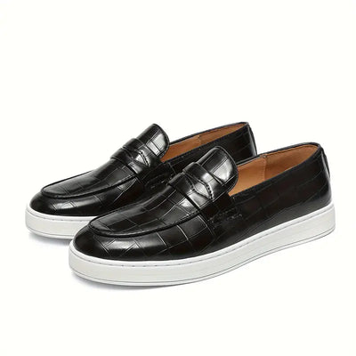 Wyatt – slip-on-schuhe mit lässigem muster