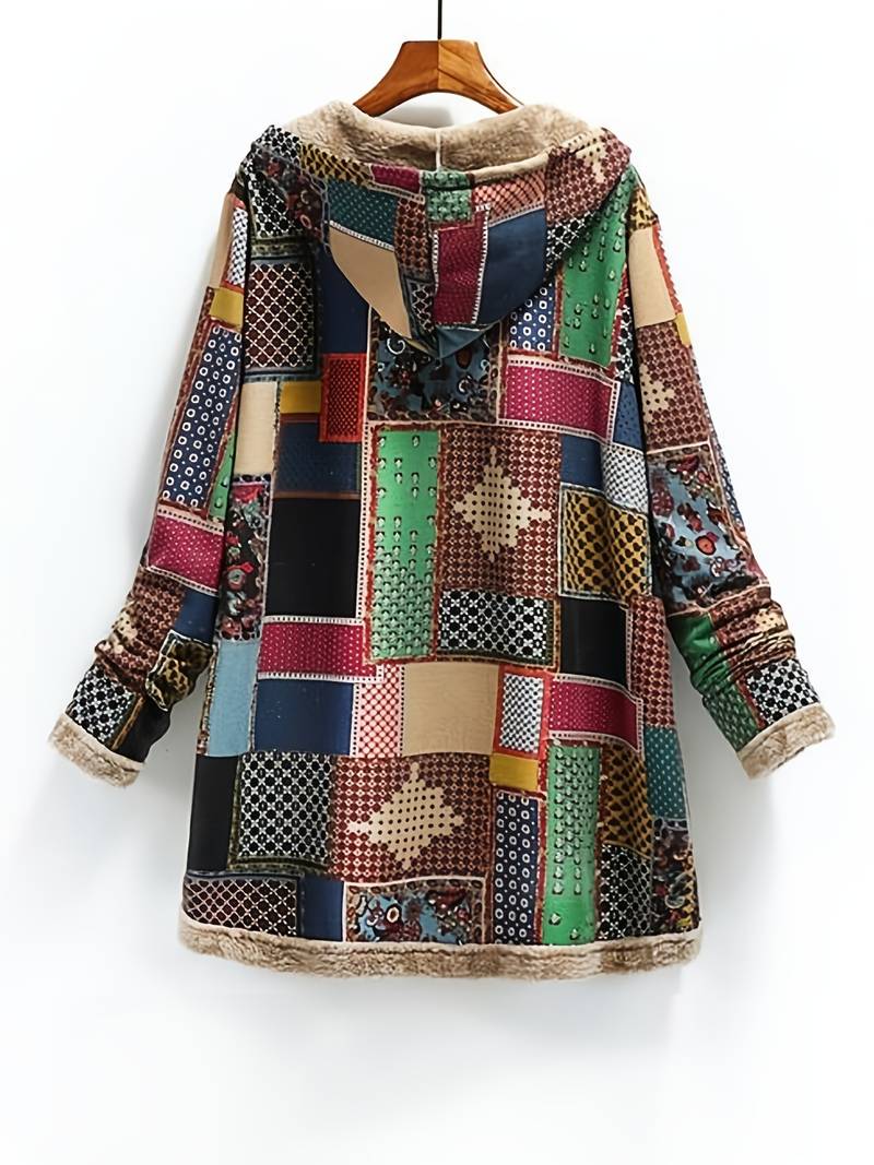 Emily – patchwork-kapuzenjacke