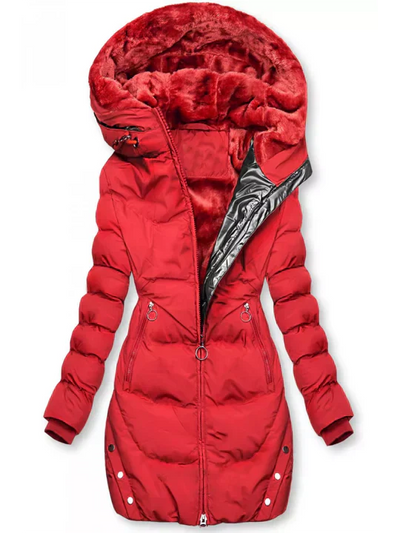 Gefütterte winterjacke für frauen