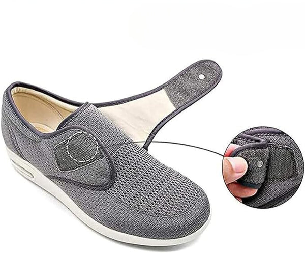 Breite Schuhe für Diabetiker - Für geschwollene Füße - Projekt Paris - Komfort und Unterstützung, die auf die speziellen Bedürfnisse geschwollener Füße abgestimmt sind - Größere Größe, ergonomisches Design