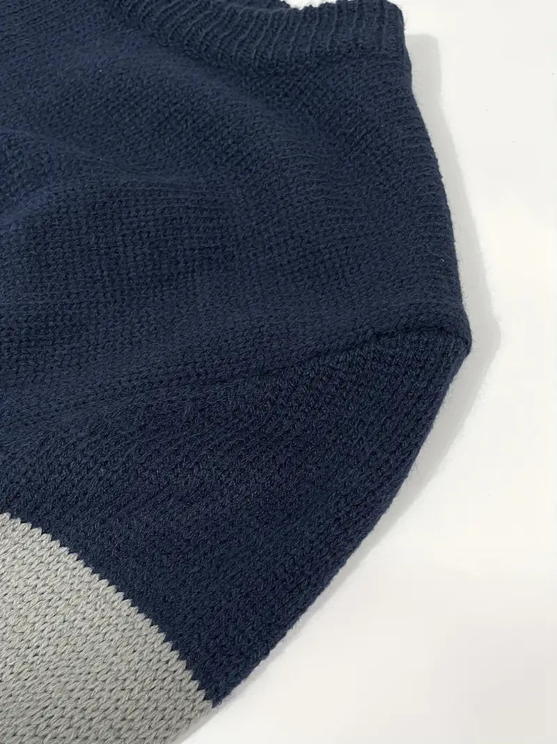 Andreas – gestricktes, lässiges warmes sweatshirt für männer