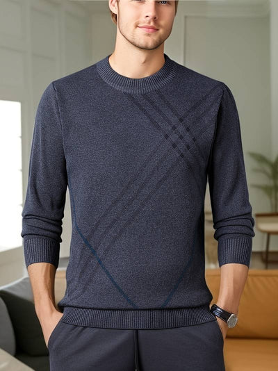 Soren – lässiger warmer pullover mit rundhalsausschnitt