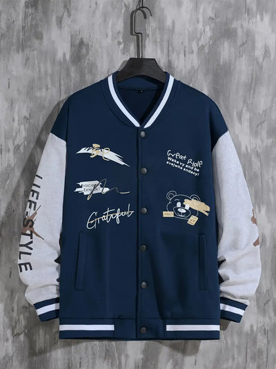 Jeffrey – lässige baseballjacke für herren