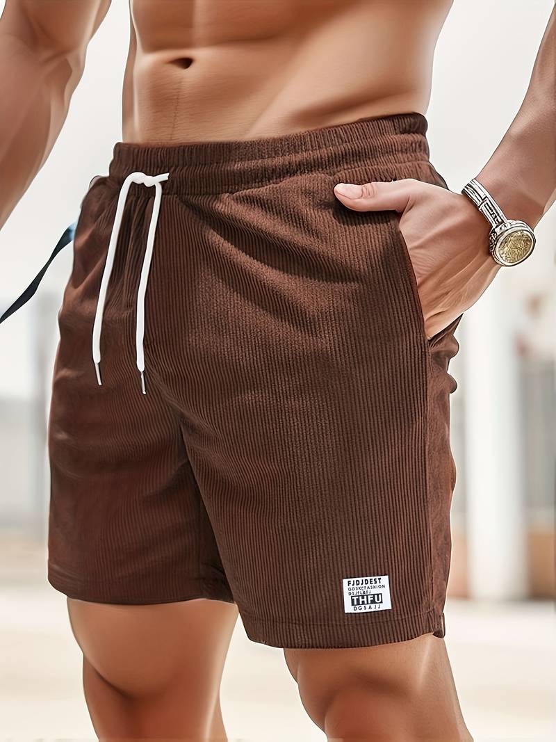 David – kordelzug-shorts mit taschen für herren