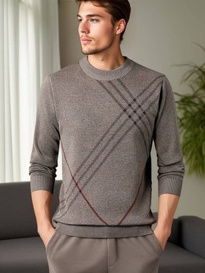 Soren – lässiger warmer pullover mit rundhalsausschnitt