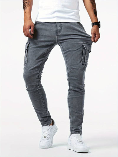 Dean – slim-fit-cargos für herren