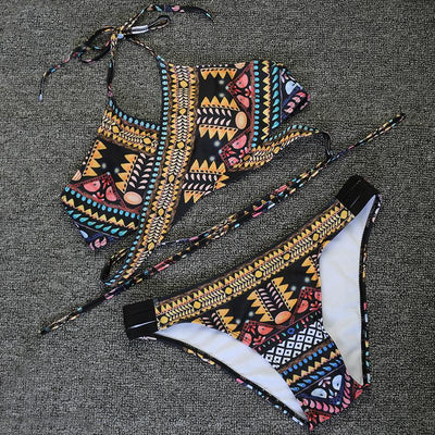 Sexy Aztekenmuster Bikini